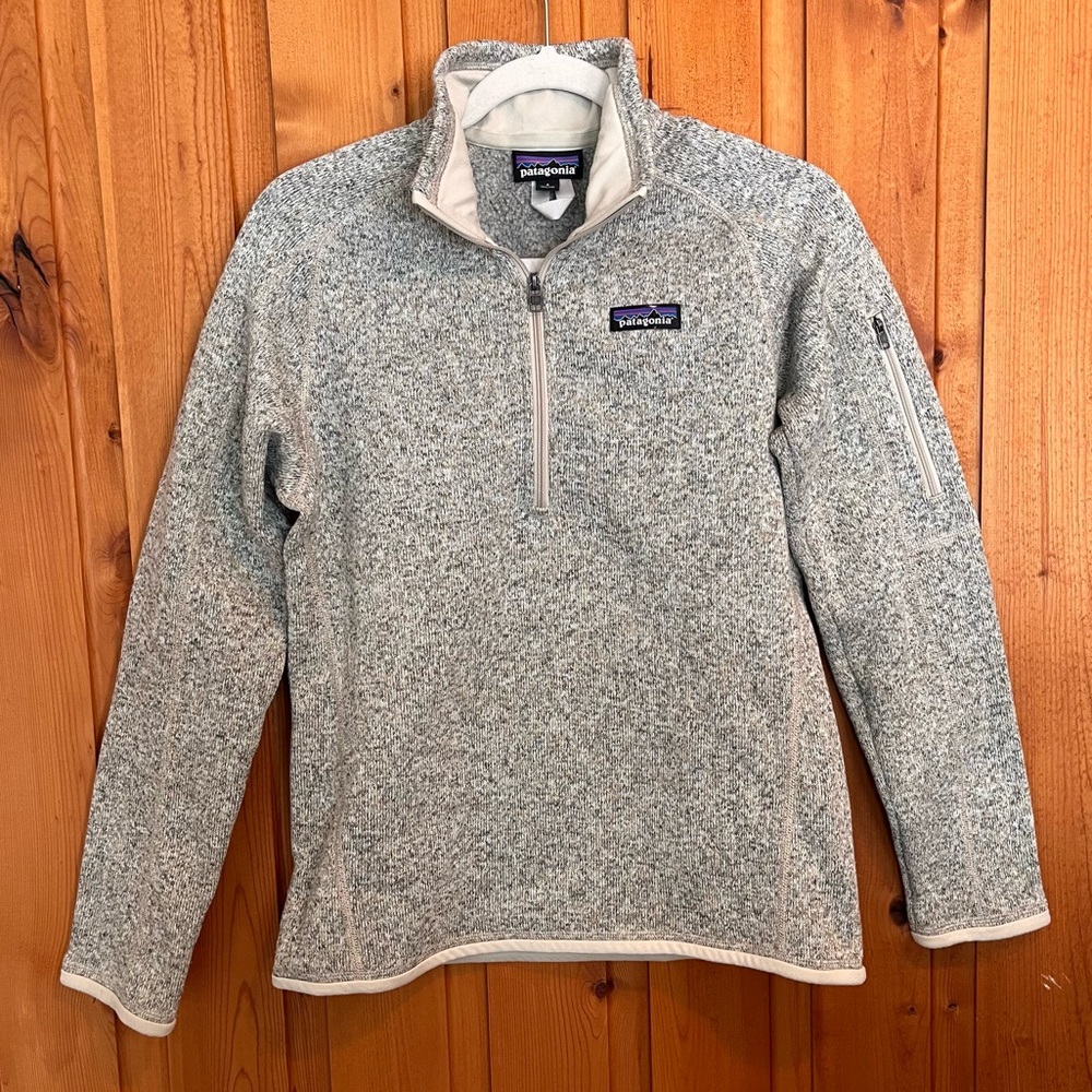 Patagonia Oatmeal Better Sweater Quarter Zip